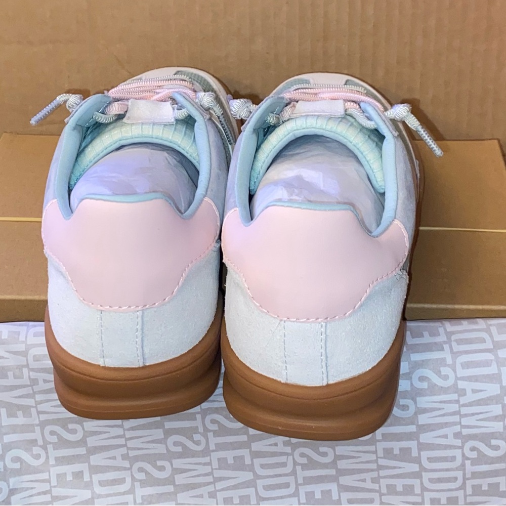 FLAW- Steve Madden Verdict Mesh Sneaker Turquoise Multi Sneaker Womens 9 NEW NIB - Picture 8 of 16